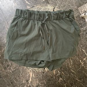 Lululemon Army Green shorts